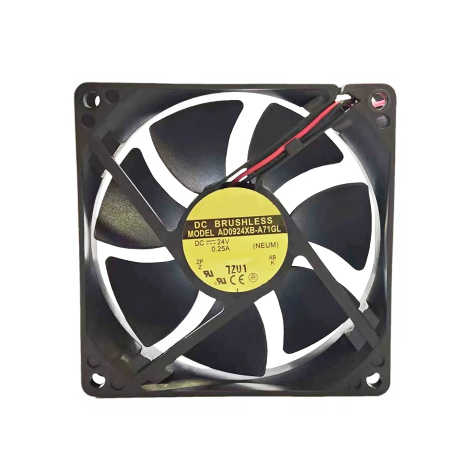 AD0924XB-A71GL 9225 9cm Fan DC 24V 0.25A 92*92*25MM 2-Wire Cooling Fan