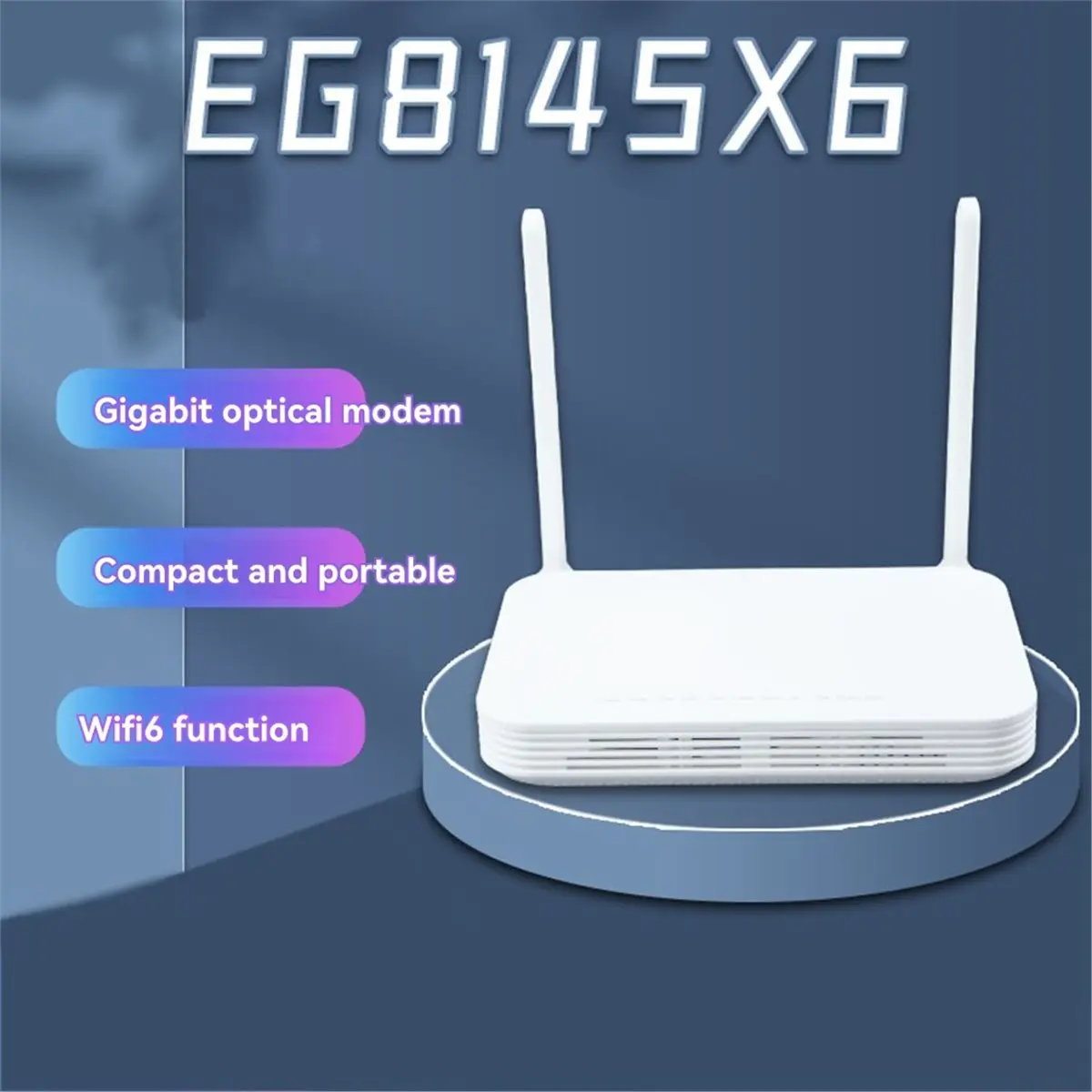 

EG8145X6 GPON ONU ONT Gigabit Fiber Modem Dual-Band WIFI6 4GE+1TEL+2.4G+5G WIFI AX3000MPS for FiberHome ONT