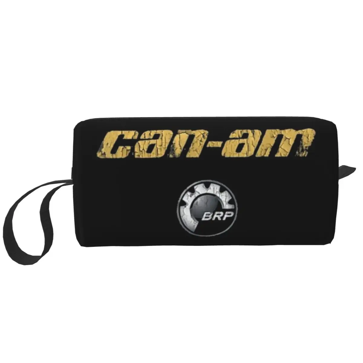 Can-Am BRP Motorcycle Makeup Bag Cosmetic Organizer Storage Dopp Kit Toiletry Cosmetic Bag for Women Beauty Travel Pencil Case