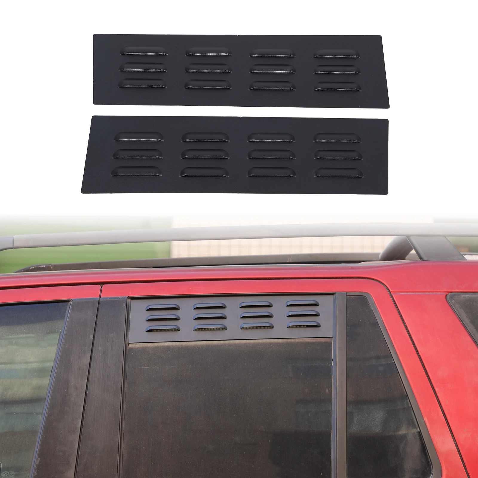 

Aluminum Alloy Rear Window Ventilation Louvers For Land Rover Freelander 2 2007-2015 Automotive Exterior Accessories