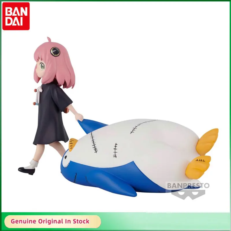 

Bandai Original SPY×FAMILY Anya Forger&penguin Break Time PVC Action Figures Model Desktop Decoration Kids Gift