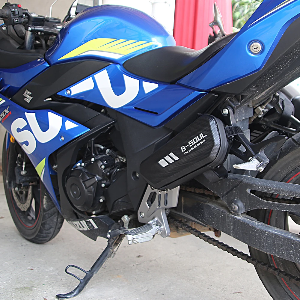 Scooter Hanging Side Package Bag EVA Hard Shell Motorcycle Frame Bag Accessories