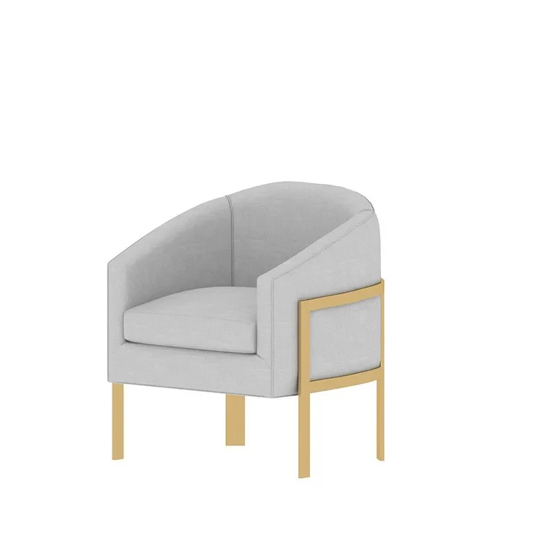 Hotel lobby, modern fabric sofa, booth sofa, table and chair combination, casual office sofa, milk tea shop sofa chair