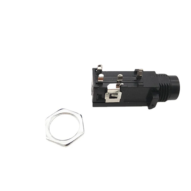 Side Four-pin 6.5 Female Socket Jack Guitar Microphone Microphone Plug Pcb Panel Audio Socket Application Audio Products