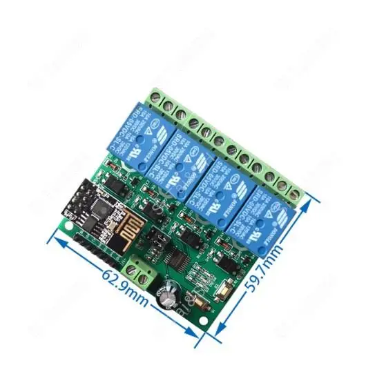 5V ESP8266 1 2 4 Channel WiFi Relay Module 2-Channel Relay Module For IOT Smart Home Phone APP Controller