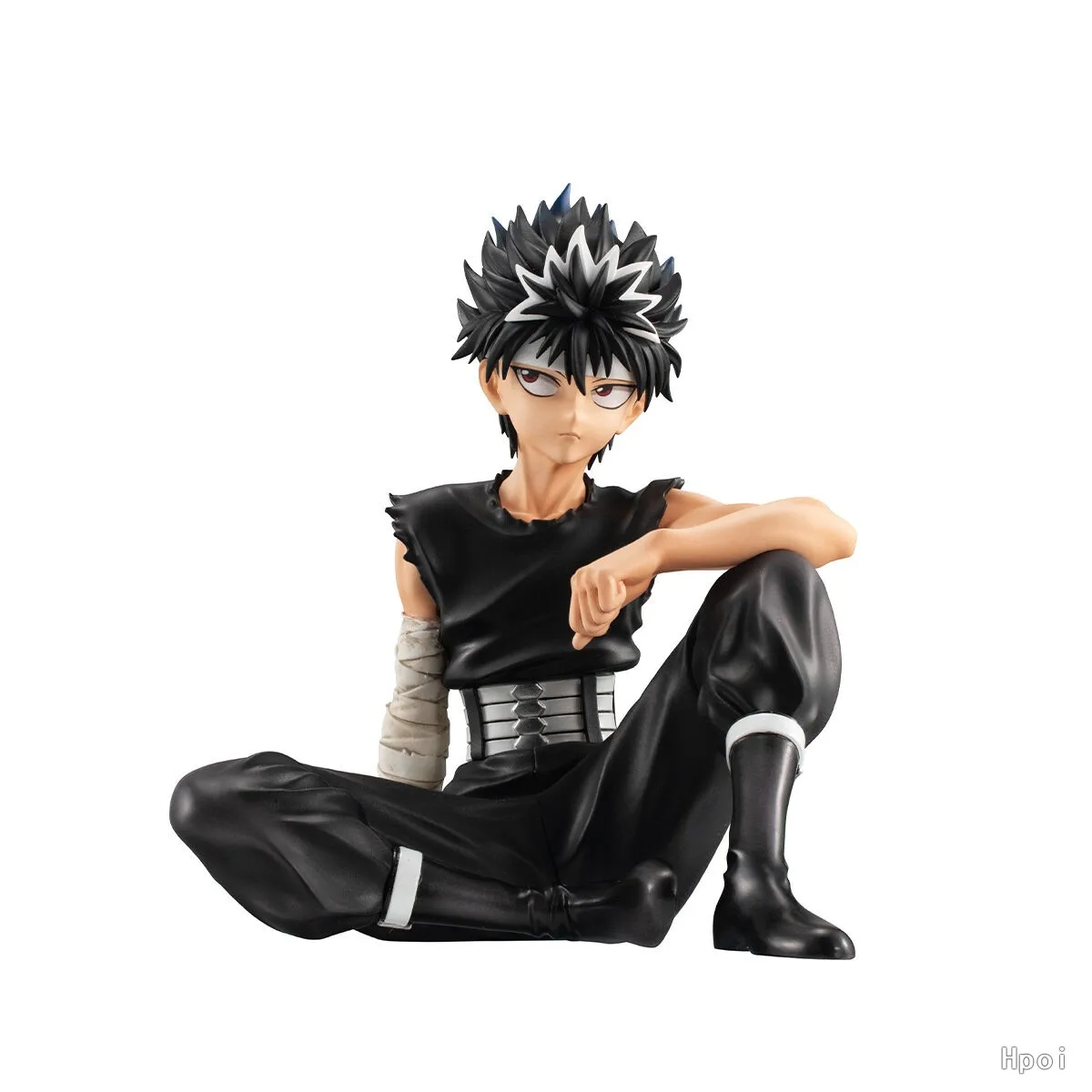 8.5CM AnimeYu Yu Hakusho Hiei Tenohira Figure Kurama Sitting posture Noodle Stopper Figure Model Toy Doll Aciton Figure