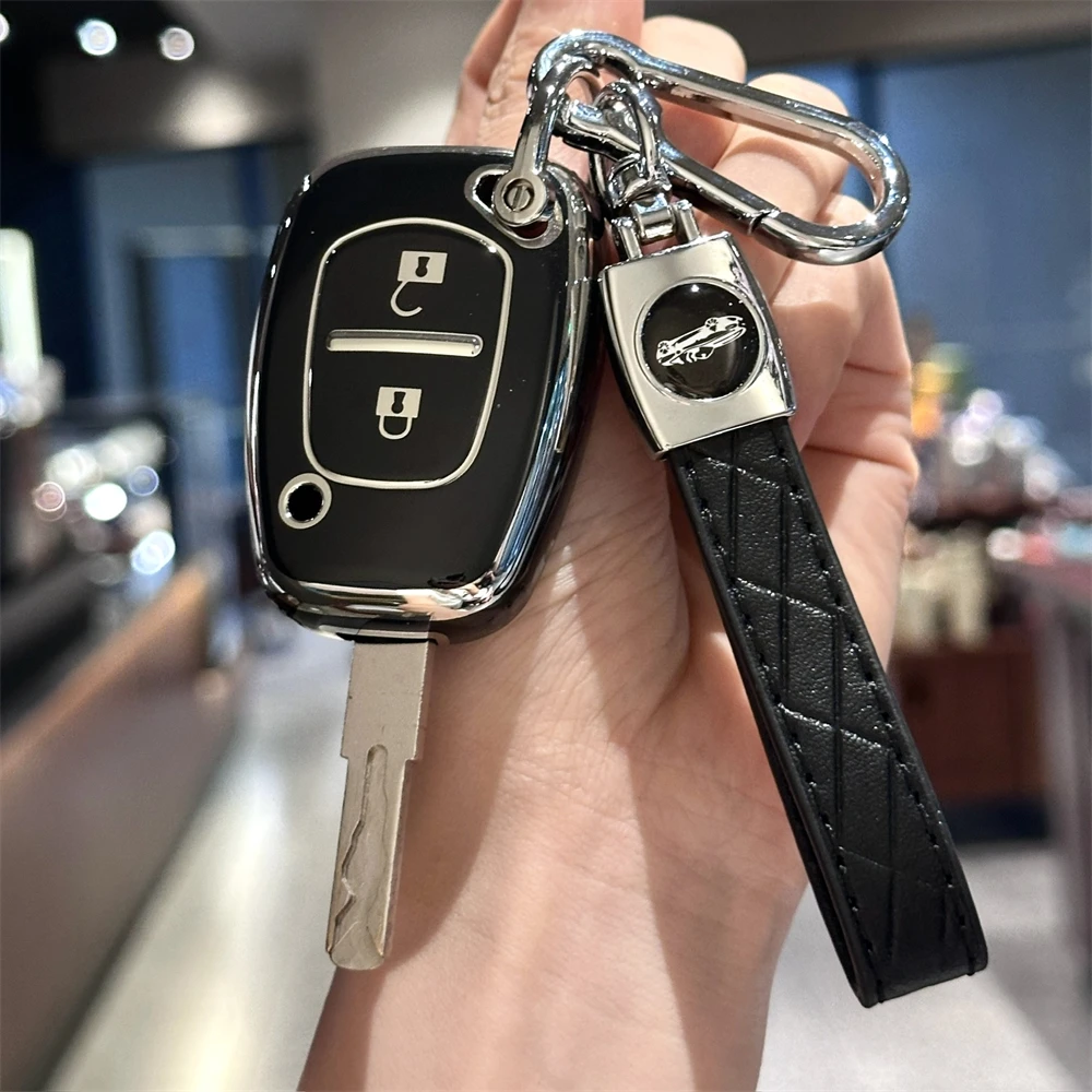 Key FOB Cover with keychain For Vauxhall Opel Vivaro Renault Movano Trafic Kangoo Blank, only fit the key shown in the image.
