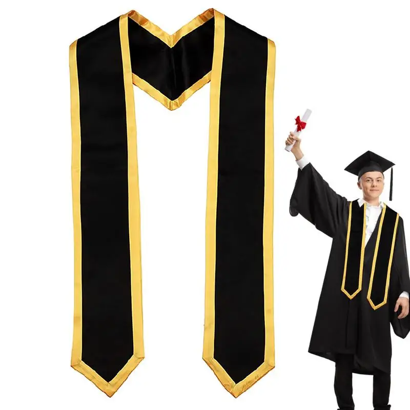 Graduation Stole Adult Graduation Stole Sash Stoles Unisex Graduation Honor Stole With Trim for College Women University High