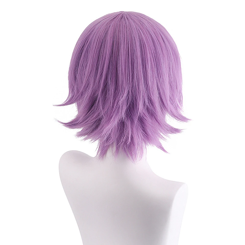 RANYU SEKAI COLORFUL STAGE! Kamishiro Rui Wig Synthetic Short Purple Blue Straight Anime Cosplay Hair Wig for Party Comic Con