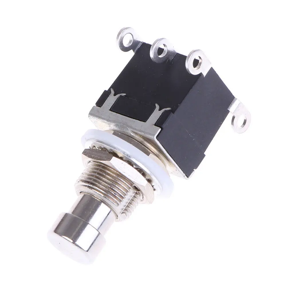 6 Foot On Off Switch For PBS-24-202 Guitar Effect Pedal Button 125V 4A Copper Black Replacement Accessory For Music Equipment