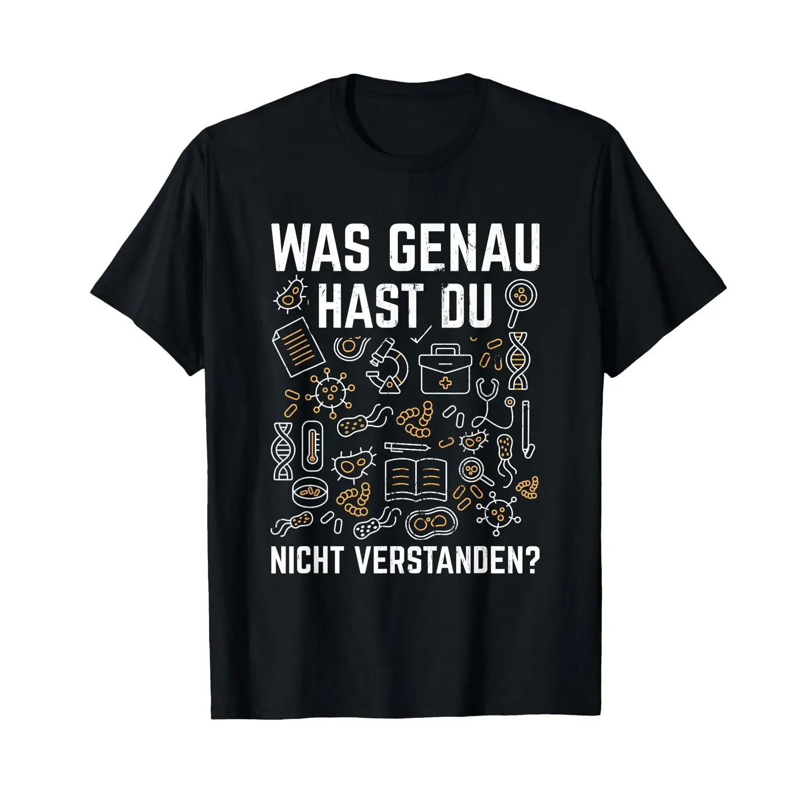 What Didn't You Understand Biology Student Biologist T Shirt vintage Washed Stylish Casual homme Breathable graphic streetwear