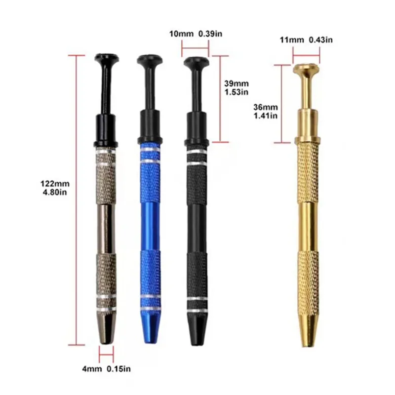 Component Grabber Four Claw Electronic Component IC BGA Chip Gripper Extractor Screw Picker Pick Up Pen Jewelry Repair Hand tool