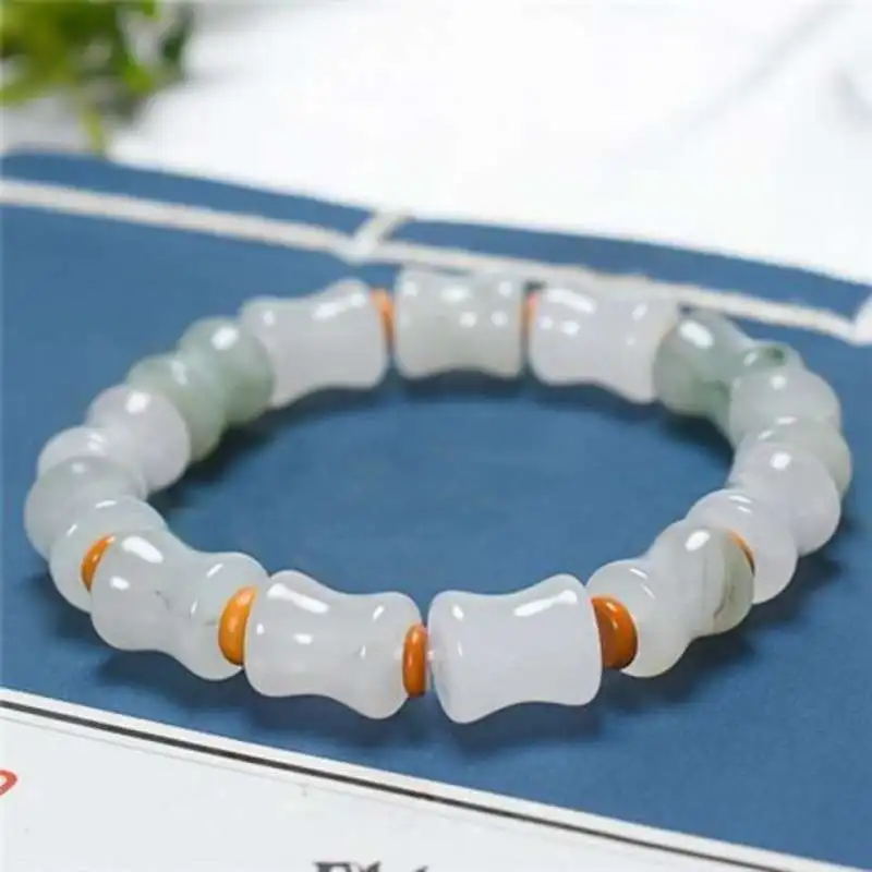 Golden Silk Jade Is Rising Step By Step, and The Bracelet Is The Same for Men and Women.