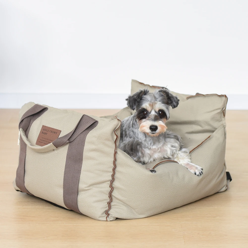 2 in 1 Wholesale Custom Eco Friendly Luxury Washable Pet Cat Cushion Removable Car Dog Beds