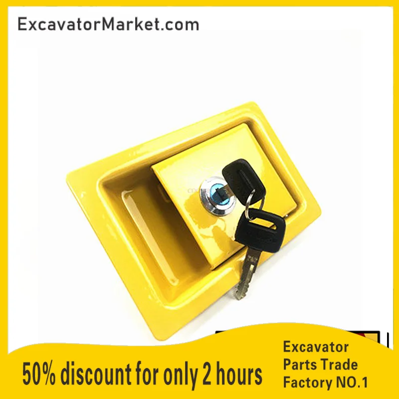 

Side Cover Lock Side Door Hydraulic Pump Door Lock For Excavator Komatsu PC120 160 200 220 300 360-6-7-8 Exterior Accessories