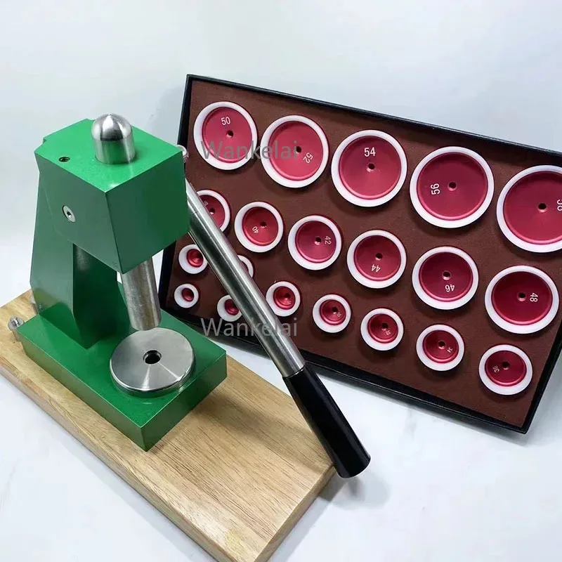 

25Pcs Capping Machine Dies Back Cover Press Presser Closer Aluminum Mold Accessories Watch Repair Tool Watchmaker