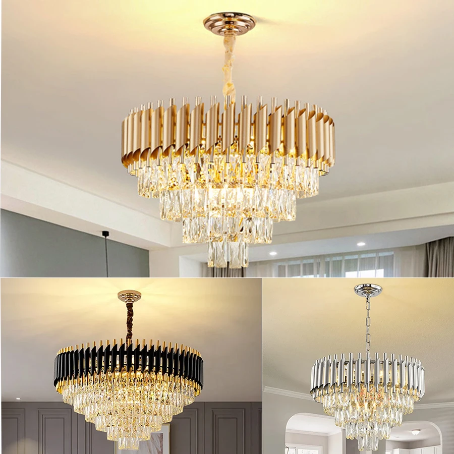 

Modern Ceiling Chandelier Led Ceiling Light Light Luxury Living Room Crystal Chandelier Home Decoration Ceiling Pendant Lamps