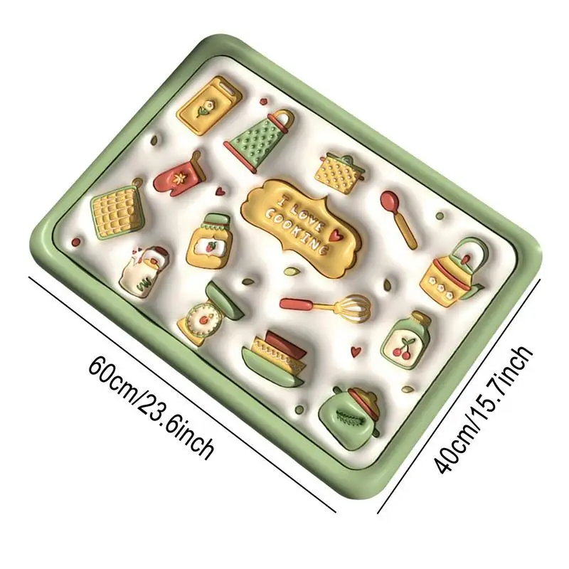 Place Mats Heat-Resistant Table Mats For Dining Table Wipeable Placemats Kitchen Table Placemats And Kitchen Mats For Hotels