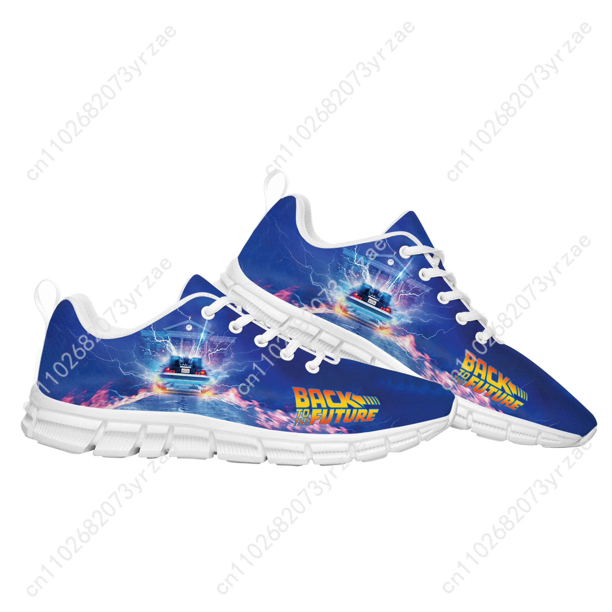 Back to the Future Sneakers Mens Womens Teenager Customized Sports Shoes High Quality Fashion Casual Pattern Print Custom Shoes