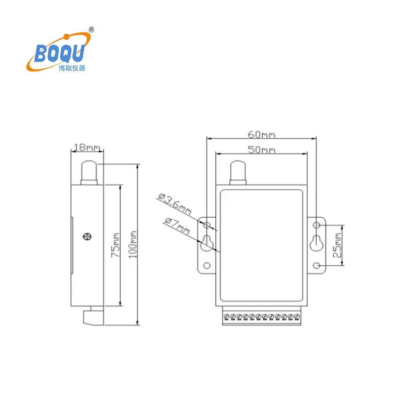 BOQU wireless model APP for mobile for multi-parameters connect with lower equipment