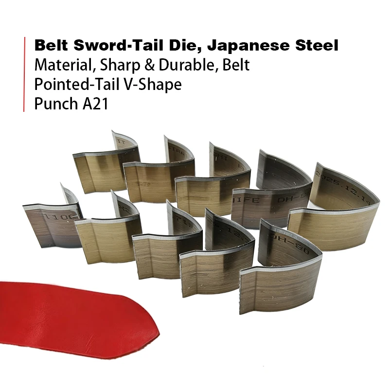 A21 Arc-shaped Leather Punch Set Multi-Specification Handmade Leather Goods DIY Cutting Tool Metal Bend Angle Die