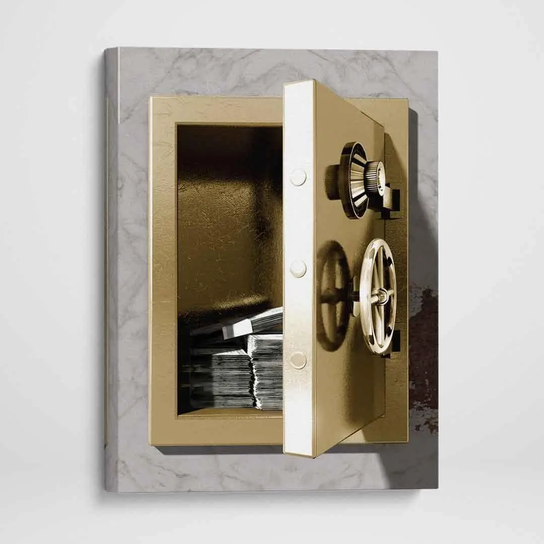 Money Cabinet Modern Motivation Dollar Canvas Painting Poster Printing Image Inspiration Home Living Room Decoration Cuadros