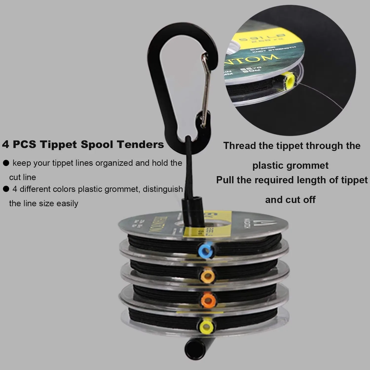 Línea de pesca con mosca Maximumcatch 2X-7X transparente - imagen 2
