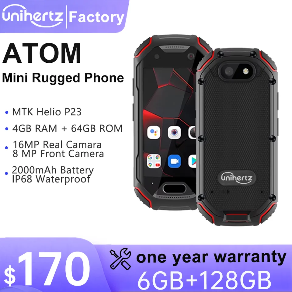 Unihertz Atom 64GB SIMフリー Amazon | Unihertz Atom, 世界最小4Gタフネススマートフォン