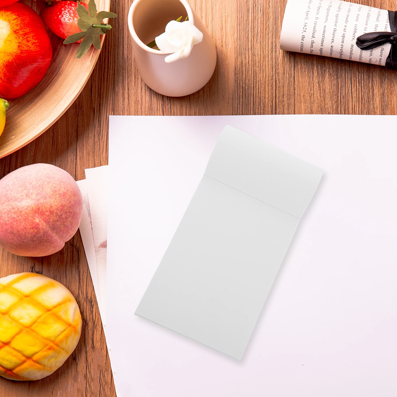 Flip Book For Animation Unlined Blank Pages Mini Sketching Pad Drawing Cartoon Creation Smooth Flip Kraft Cover Sketch Book