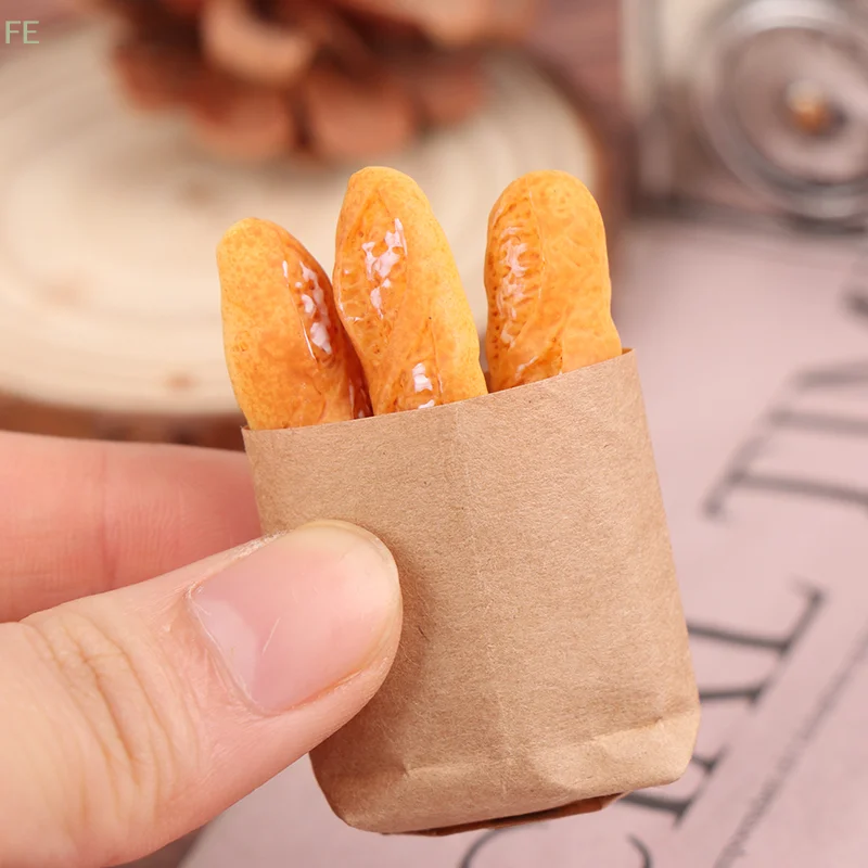 

[F] 1:12 Dollhouse Miniature bread Dolls Kitchen Food Accessories Simulation Toys