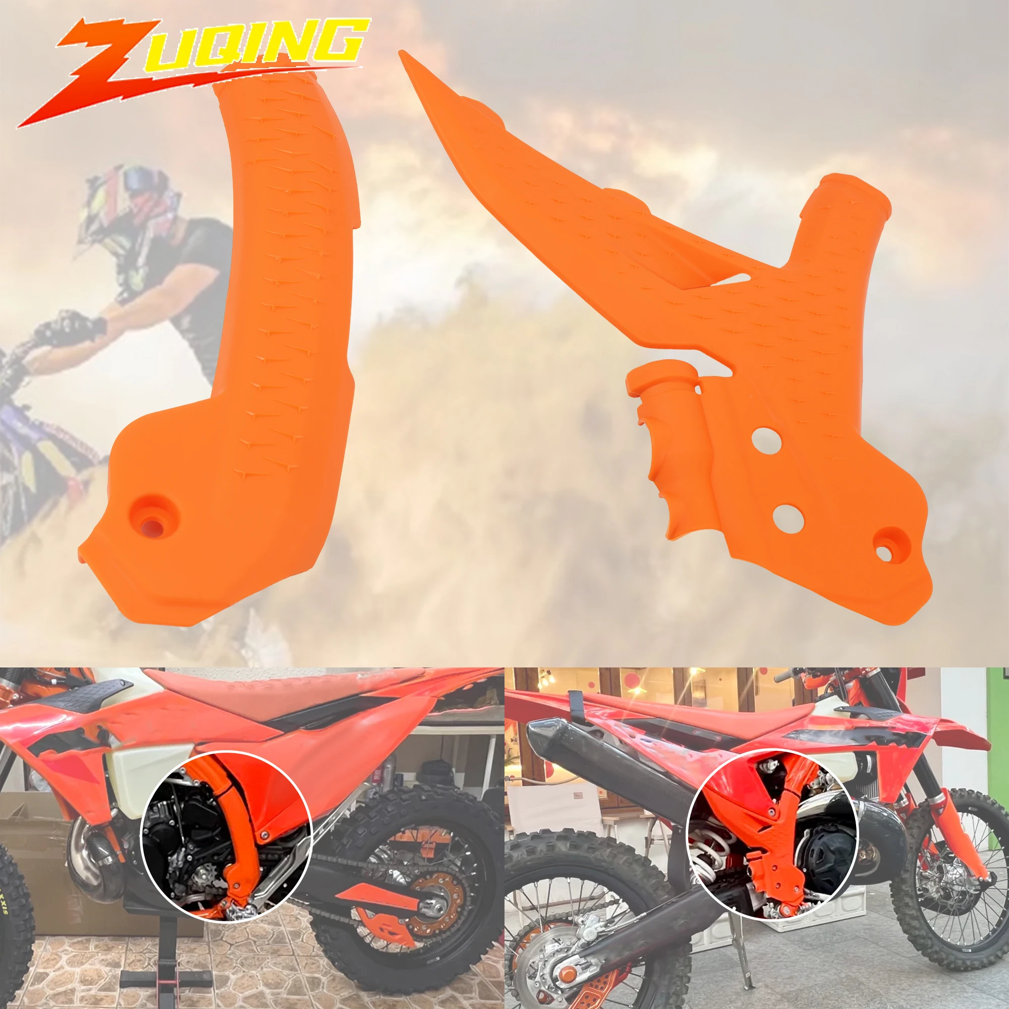 

Enduro Motorcycle Frame Guard Protector Plastic Cover For KTM XC SX XCF SXF EXC EXCF XCW 125 250 300 350 400 450 2023 2024