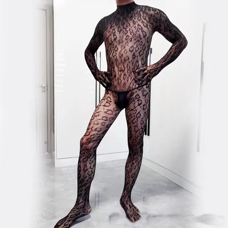 Cosplay Sexy Homme Fishnet Overall Frauen Dessous Spitze Body Fetisch Tragen Sissy Mesh Bodystocking Strümpfe Erotische Nachtwäsche
