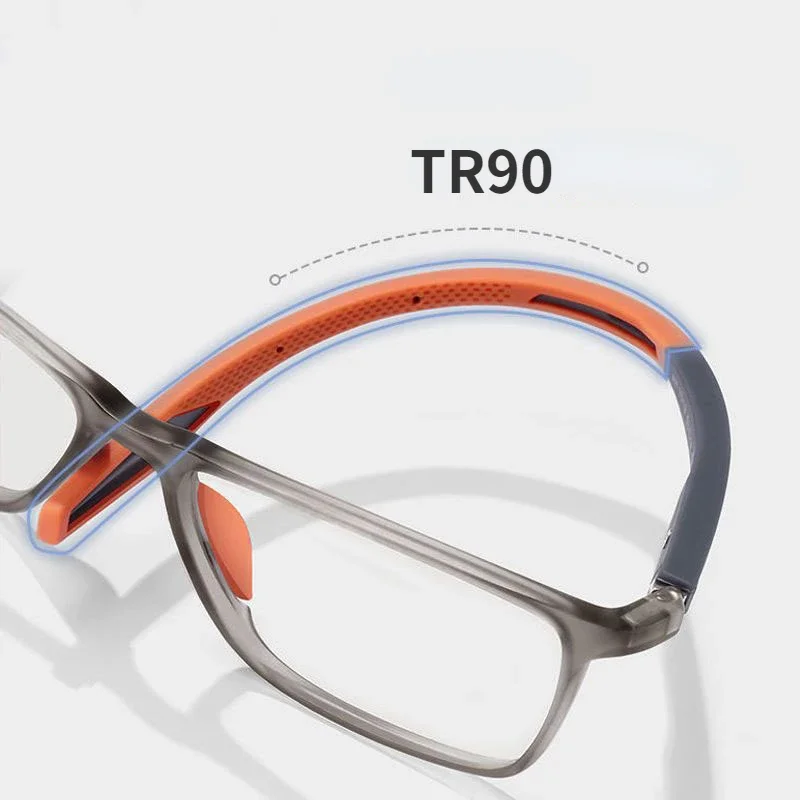 New Trend TR90 Reading Glasses Fashion Men Women Sport Presbyopia Eyeglasses Retro Blue Light Blocking Eyewear Diopter 0 To +4.0