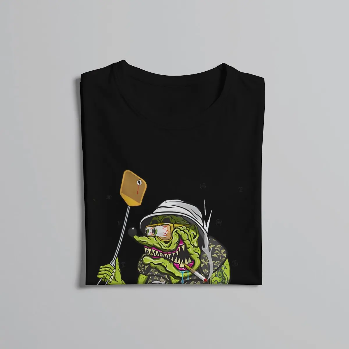 RAT FINK Cartoon Crewneck TShirts Smoke Distinctive Homme T Shirt Funny Tops 6XL