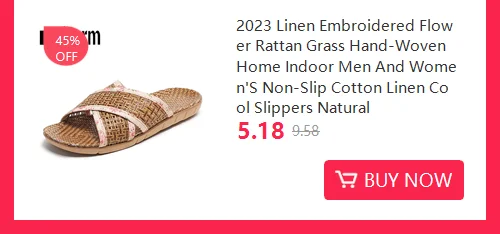 Mntrerm Large Bow Home Slippers Indoor Non-Slip Home Slippers Soft Bottom Viscose Linen Sandals And Slippers