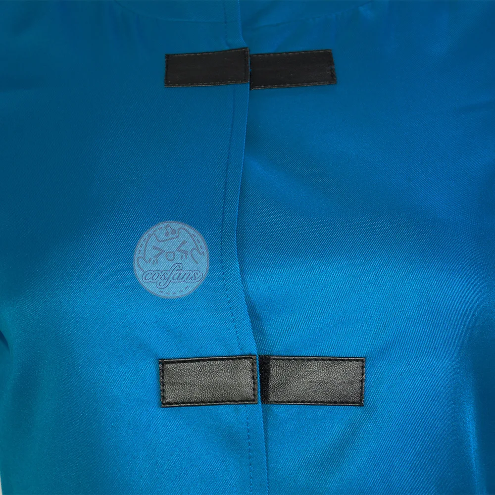 Anime Game LOL Arcane Powder Cosplay Jinx Junior Childhood Costume Uniform Blue Coat Pants Accessories For Girls - view 5