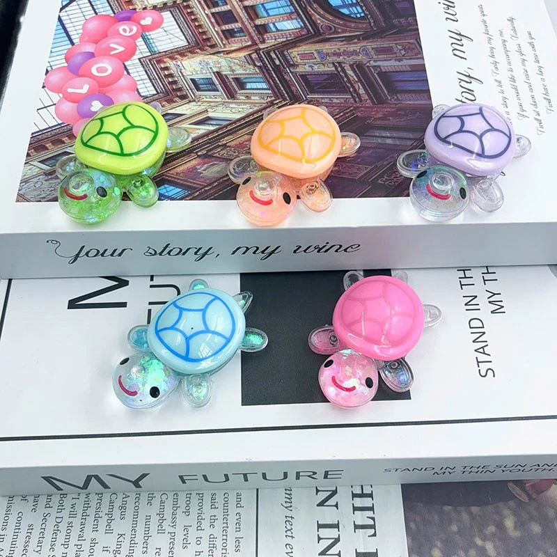 Cute Mini Luminous Turtle Small Ornament Table Decoration Miniature Figurines Creative DIY Home Decoration Accessories Gifts