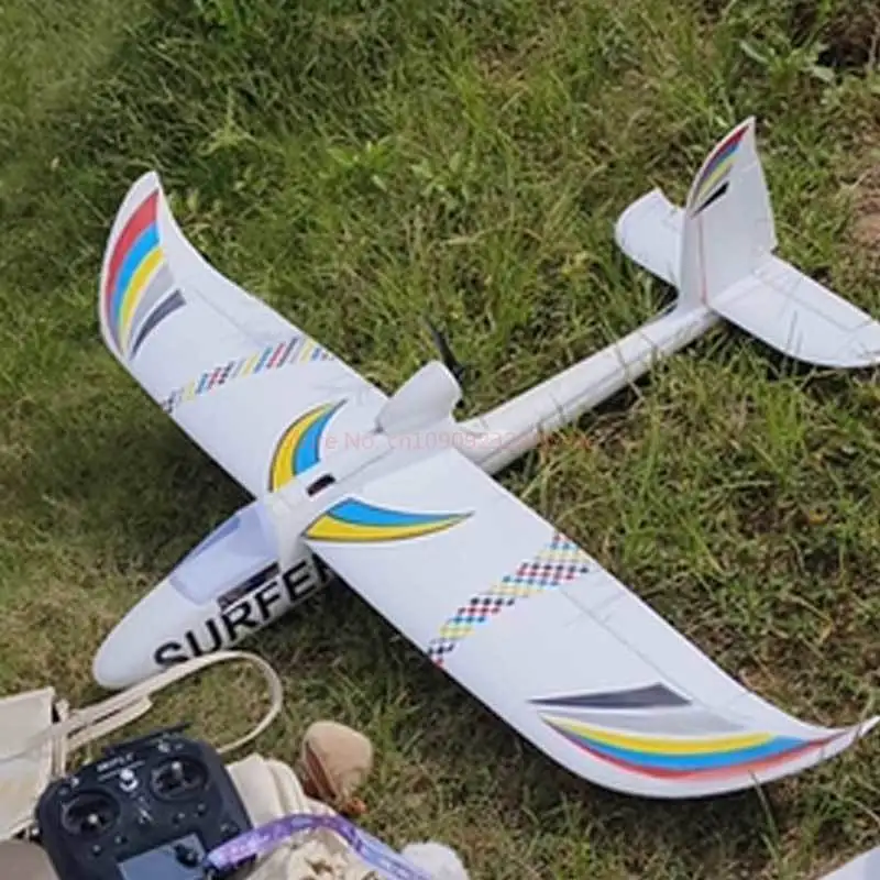 Beginner'S Model Airplane Remote Control Surfer X8 Glider 1.4m Fixed Wing Rc Plane Easy To Fly For Entry-Level Flying Toys