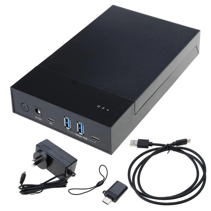 

USB3.0 Hard Drive Docking Station For 3.5 And 2.5Inch SSD Enclosure Supports Up To 20TB With Fast Data Transfer