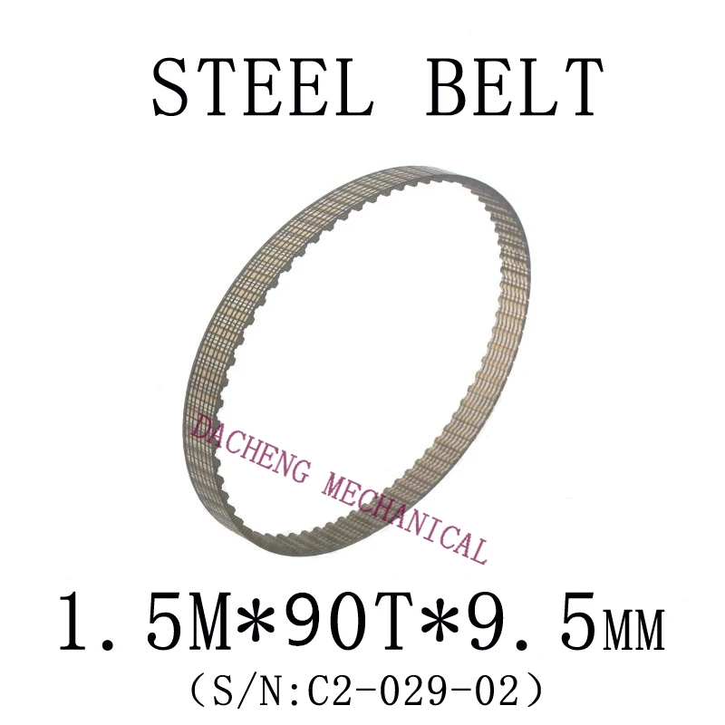 Timing Belt Steel Core 1.5m*70t*9.5mm 1.5mx90tx9.5mm Industrial Width For Cj0618 Mini Lathe Machine West Matt C2 C3 Lathe