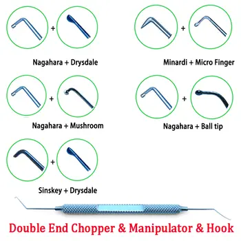 더블 엔드 파코 초퍼 나가하라 초퍼 세이벨 로젠 미나르디 퀵 클로 클리버 오프셋 45° 안과 하이 아이 10 best sales 안과 - №10