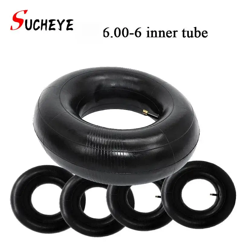 Tractor Tyre Whee for Golf Cart, Mower, for Electric Scooter Thickened Inner Tube ATV Apply to 15x6.00-6 for Mower