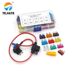 Fuse tube xenon lamp small fuse insert 20A 5A 15A 10A 35A 40A