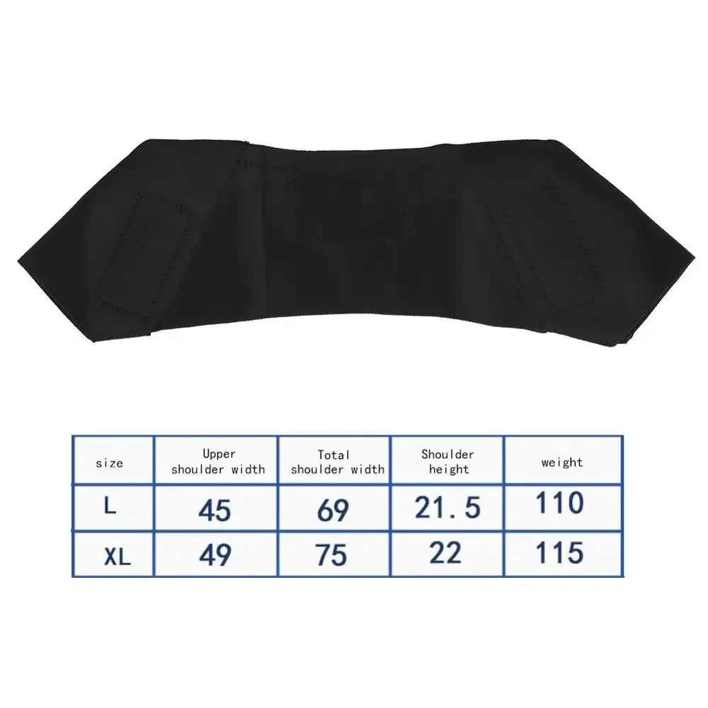 Self-heating Shoulder Protector Belt Adjustable Shoulder Neck Massager Relief Fatigue Pad Therapy Pain Relax Muscle Health Care