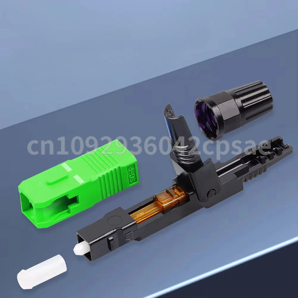 

Встроенный кожаный кабель SC/APC с квадратной головкой Оптоволоконный холодный разъем SC Холодный разъем Быстрый разъем, класс вещания