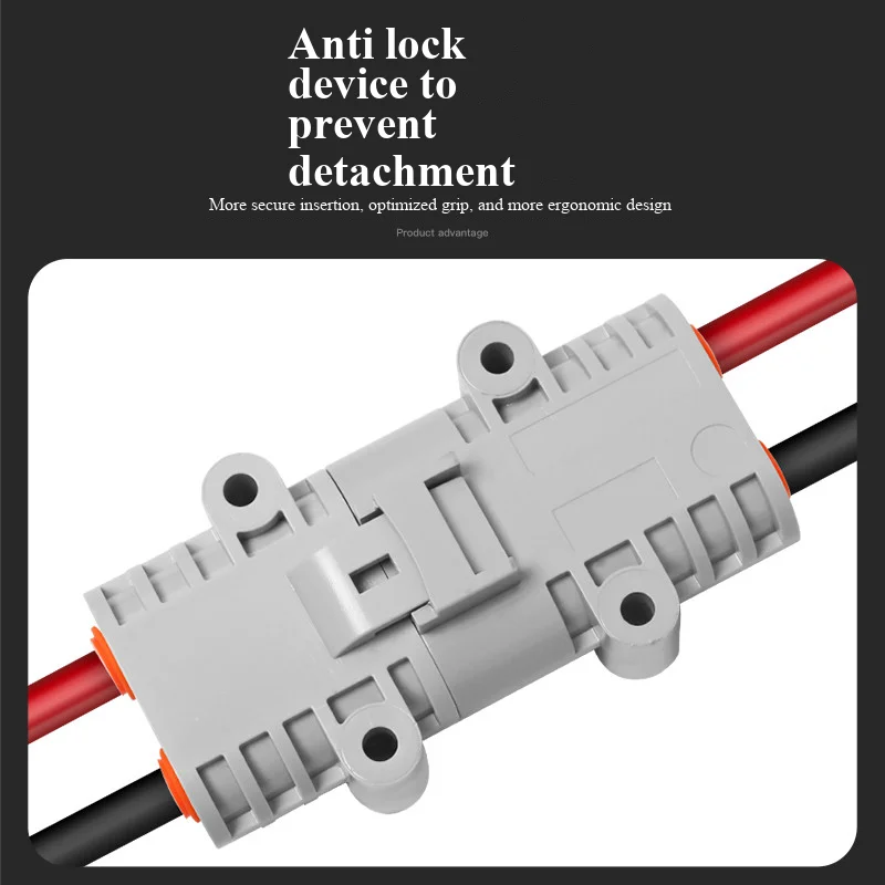 50A 600V Waterproof Male Female Connector 10mm2 Big Current Parking Air Conditioner Plug Electric Forklift Generator Connector