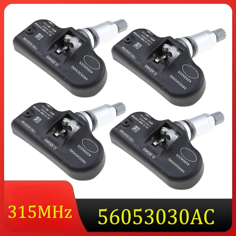 

56053030AC 56053030AB Tire Pressure Sensor For 2007-2011 Chrysler Aspen Crossfire Pacifica Sebring CHRYSLER 200 300 Black TPMS