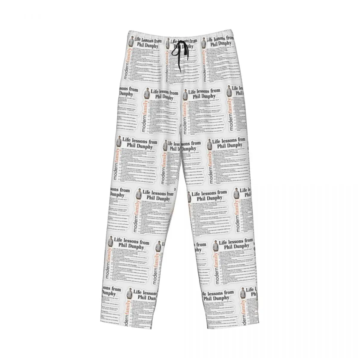 

Пользовательские жизненные уроки Phil Dunphy, пижамные штаны, мужская одежда для сна, штаны для сна с карманами