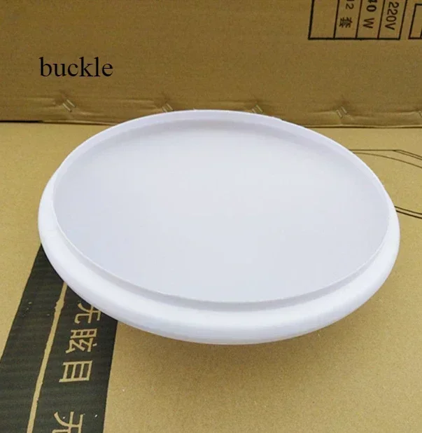 Home Durable Ceiling Fan Plastic PVC Round Lamp Lampshade Cover Led Light Diffuser Cover for Ceiling Fan Parts