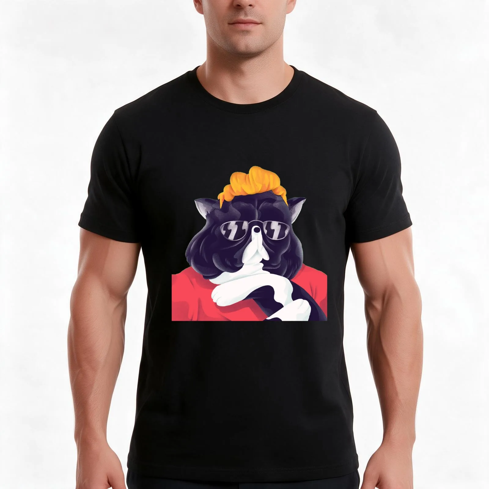 Squeezie Jumbo T-Shirt Summer Casual Cotton Tee Oversized Streetwear Tops Vintage Graphic Print Loose Fit Short Sleeve